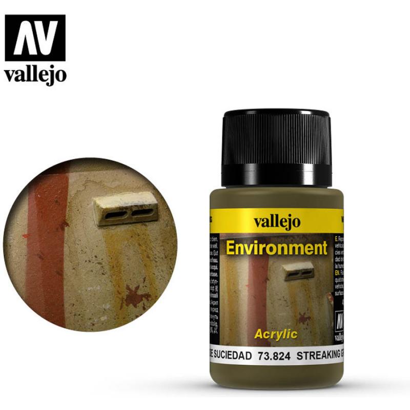 Environment Effects Acrylic Vallejo 40ml - Streaking Grime 73824