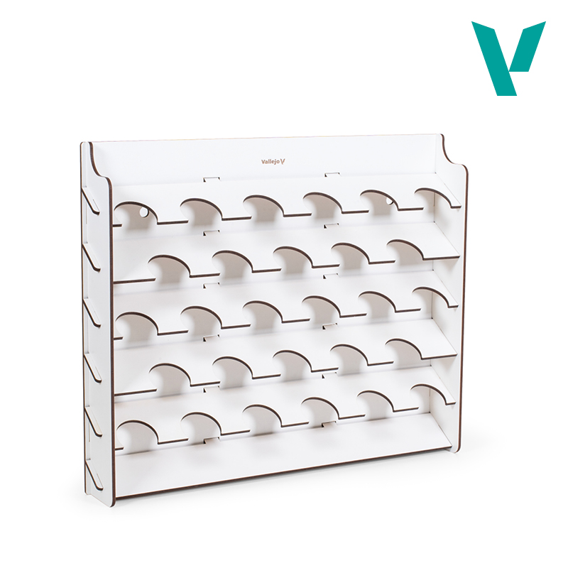Paint Stand - Vallejo 28X35 or 60ml - Wall Mounted Paint Display 26009