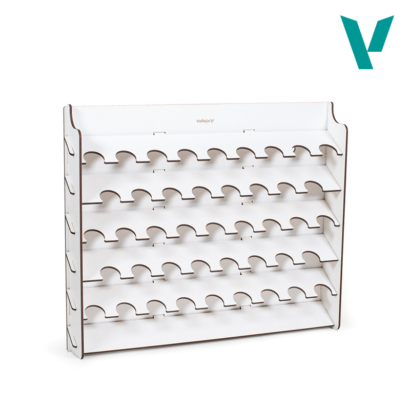 Paint Stand - Vallejo 43X17ml - Wall Mounted Paint Display 26010