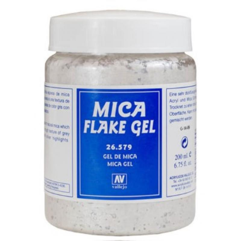 Stone Effects - Vallejo 200ml - Mica Flake Gel 26579
