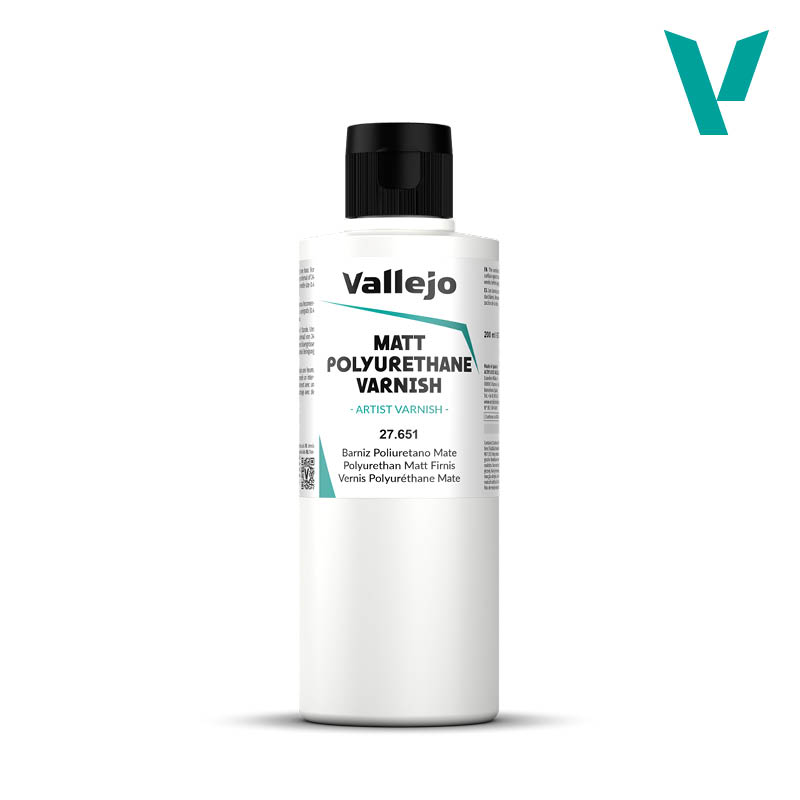 Polyurethane Matt Varnish - Vallejo 200ml - Matt Finish 27651
