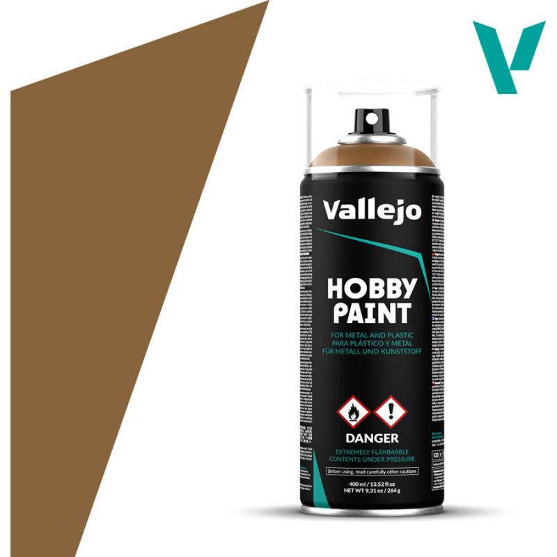 Hobby Paint Spray 400ml - 28014 Leather Brown - Vallejo