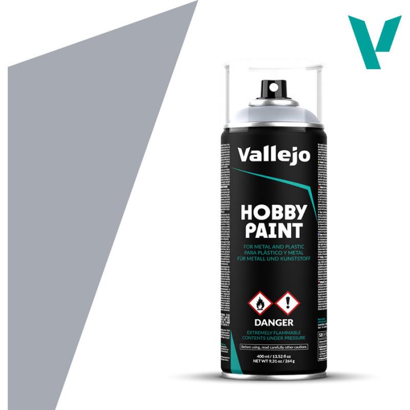 Hobby Paint Spray 400ml - 28021 Silver - Vallejo