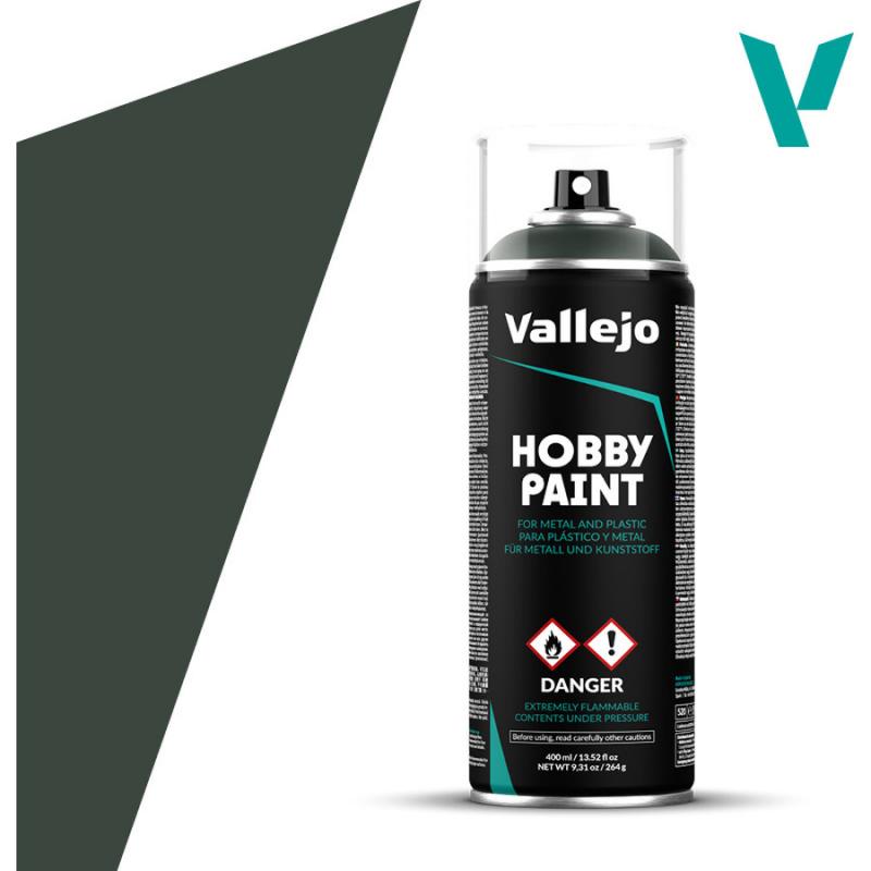 Hobby Paint Spray 400ml - 28026 Dark Green - Vallejo