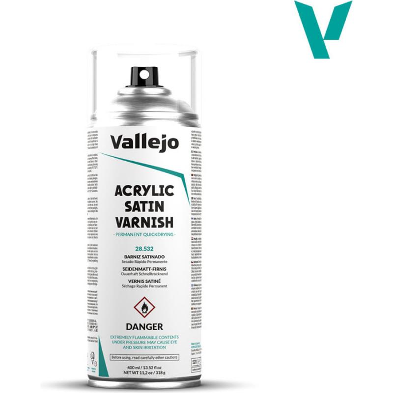 Hobby Paint Spray 400ml - 28532 Satin Varnish - Vallejo