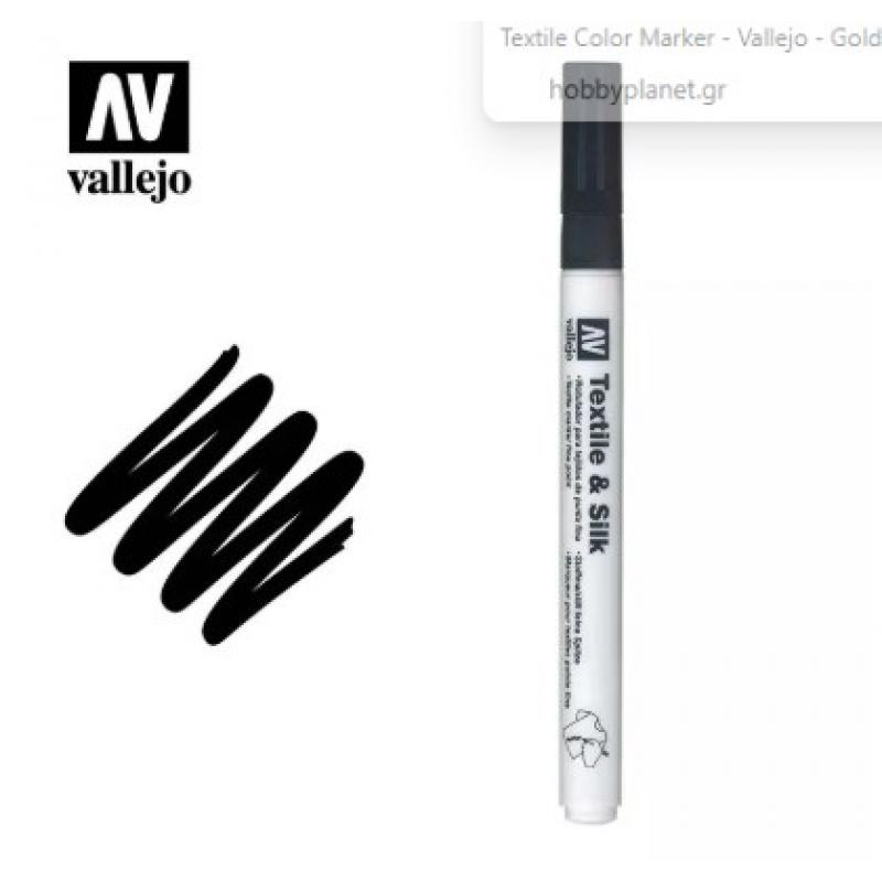 Textile Color Marker - Vallejo - Black