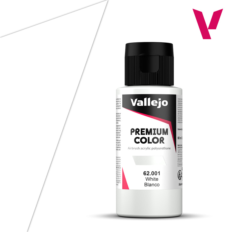 Premium Airbrush Colour - Vallejo 60ml - White 62001