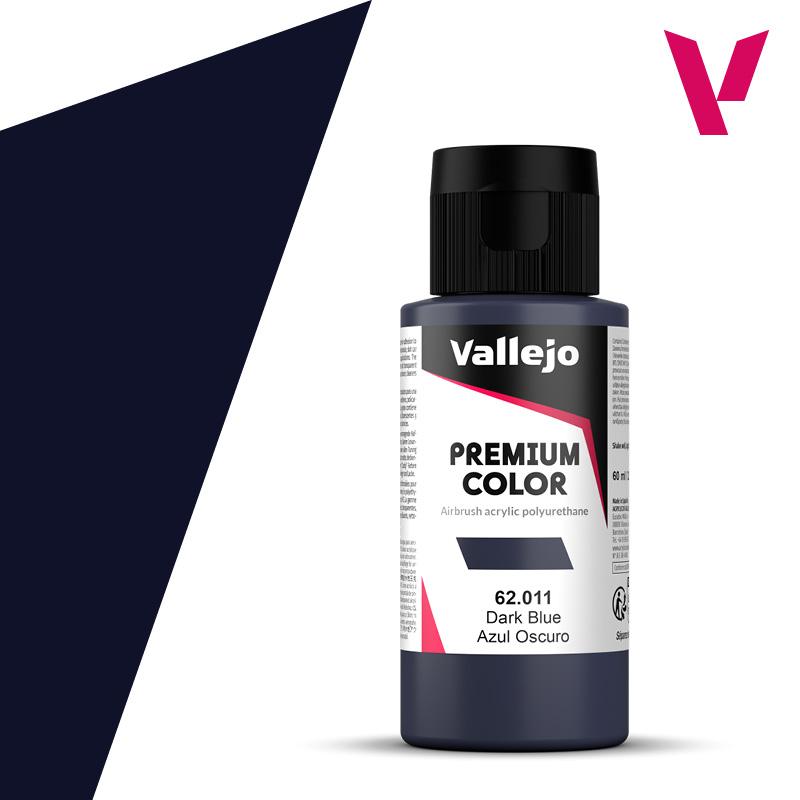 Premium Airbrush Colour - Vallejo 60ml - Dark Blue 62011