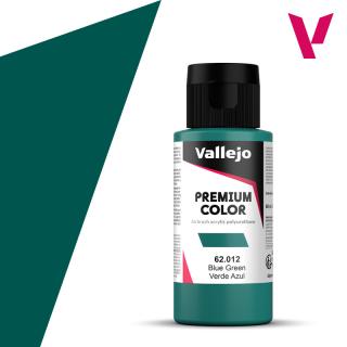 Premium Airbrush Colour - Vallejo 60ml - Blue Green 62012