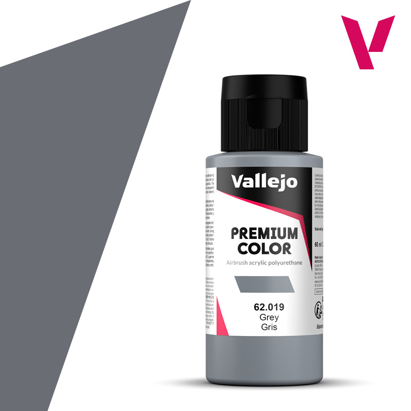Premium Airbrush Colour - Vallejo 60ml - Grey Premium 62019