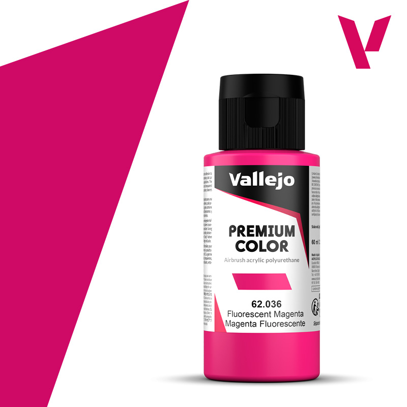 Premium Airbrush Colour - Vallejo 60ml - Magenta Fluorescent 62036