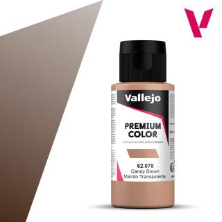 Premium Airbrush Colour - Vallejo 60ml - Candy Brown 62078