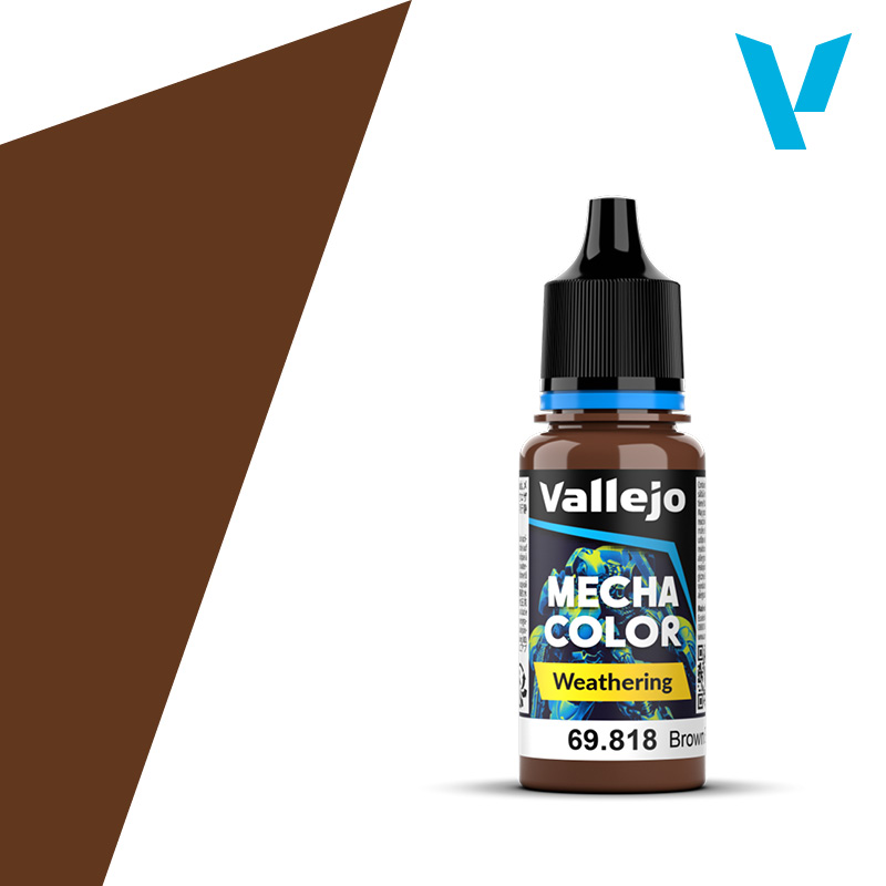Mecha Color - Vallejo 17ml - Brown Eng. Soot (Matt) 69818