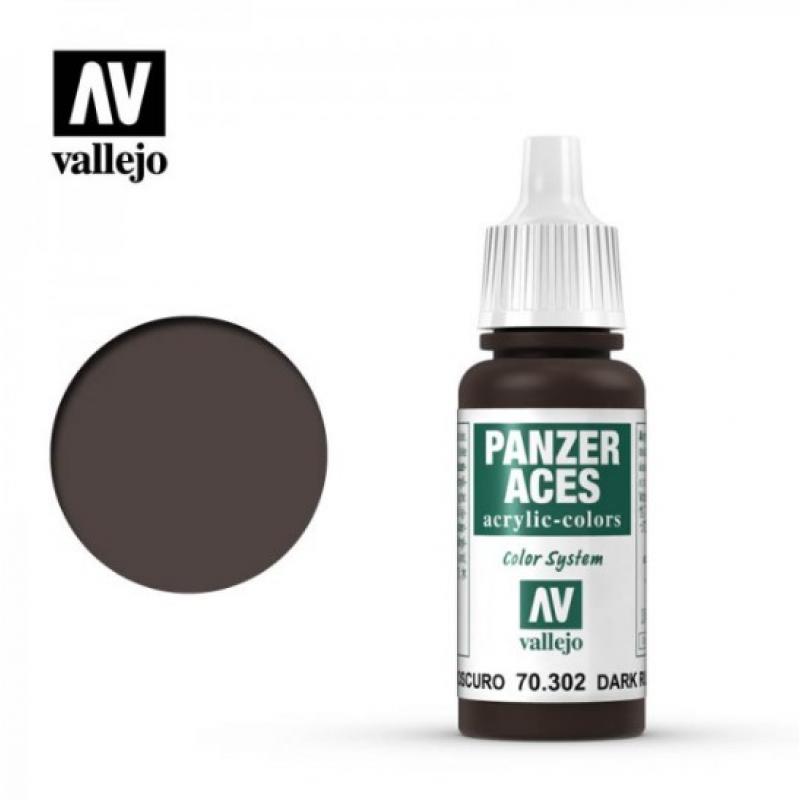 Panzer Aces - Vallejo 17ml - Dark Rust 70302