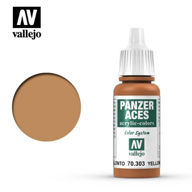 Panzer Aces - Vallejo 17ml - Yellowish Rust 70303