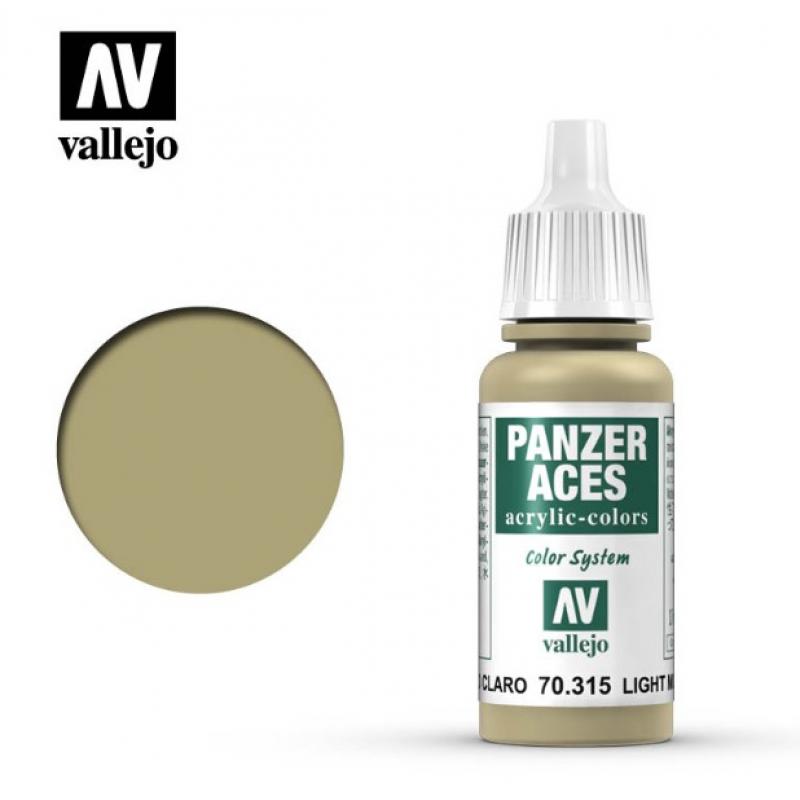 Panzer Aces - Vallejo 17ml - Light Mud 70315
