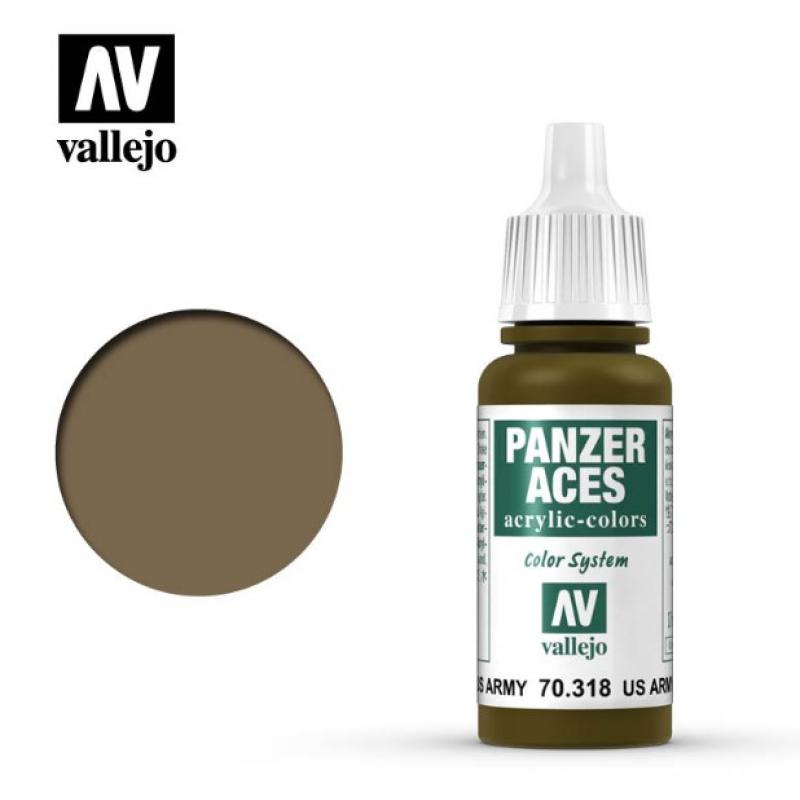 Panzer Aces - Vallejo 17ml - US Tank Crew 70318