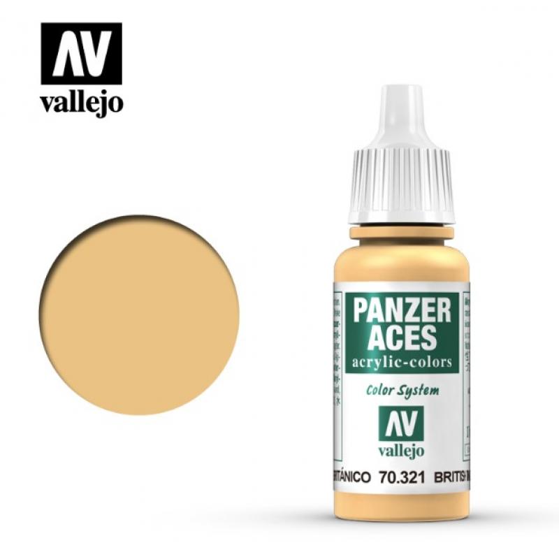 Panzer Aces - Vallejo 17ml - Highlights British Tank Crew 70321