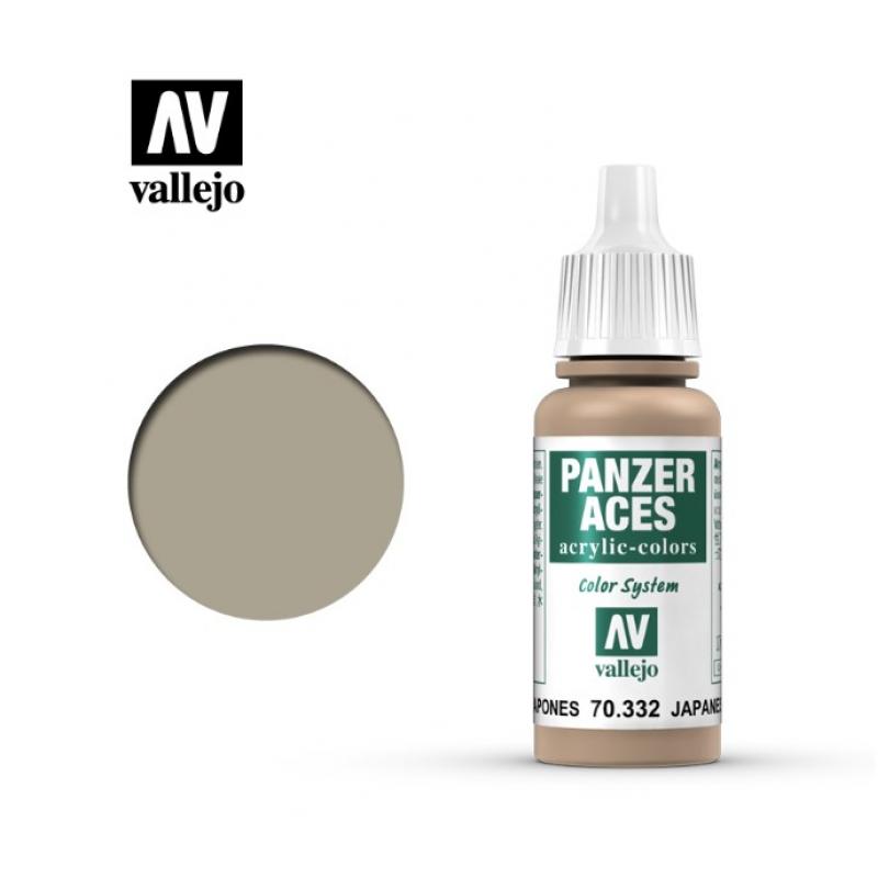 Panzer Aces - Vallejo 17ml - Highlights Japanese Tank Crew 70332