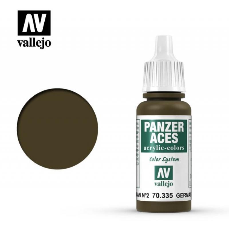 Panzer Aces - Vallejo 17ml - German Tank Crew No 2 70335