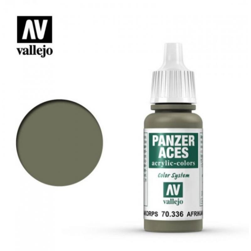 Panzer Aces - Vallejo 17ml - Afrikakorps Tank Crew 70336