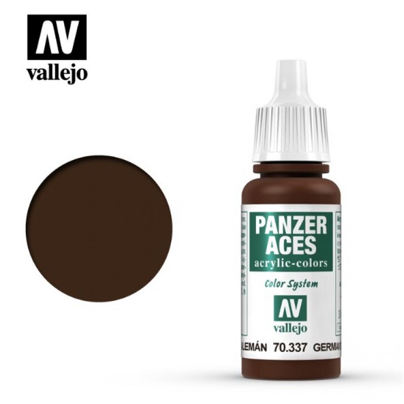 Panzer Aces - Vallejo 17ml - German Tank Crew Highlights Black 70337