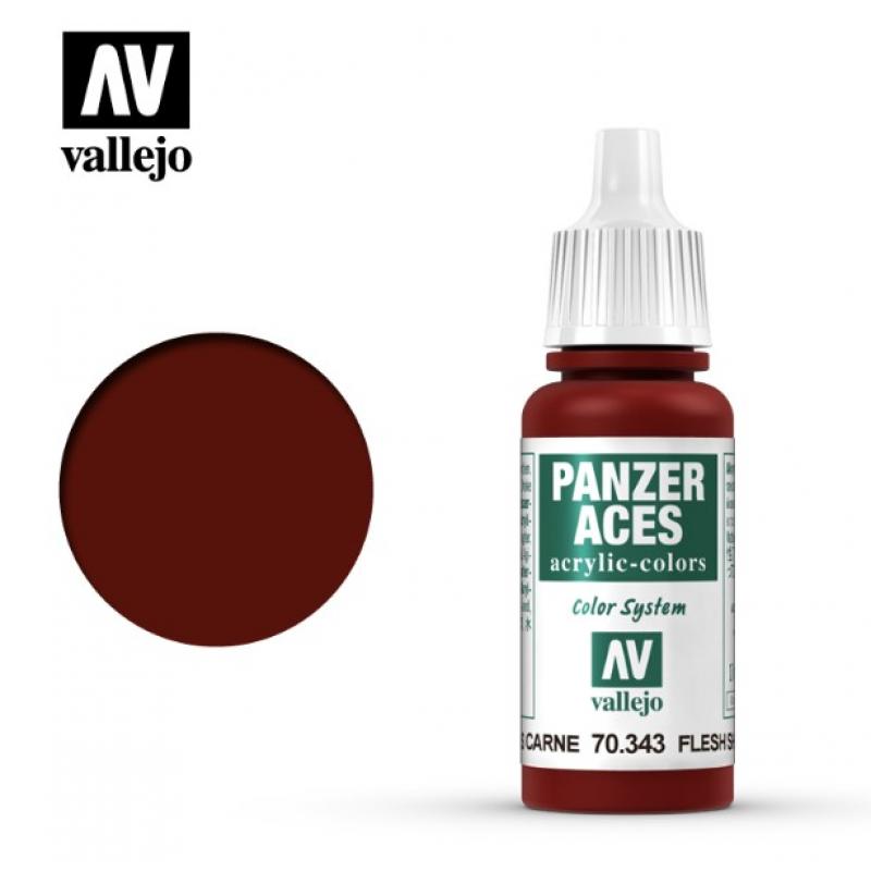 Panzer Aces - Vallejo 17ml - Flesh Shadows 70343