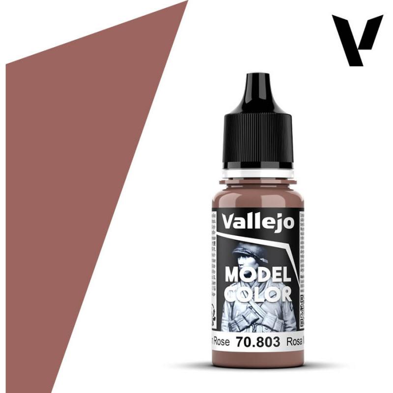 Model Color Acrylic Paint - Vallejo 17ml - Rose Brown 70803