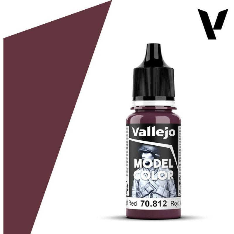 Model Color Acrylic Paint - Vallejo 17ml - Violet Red 70812