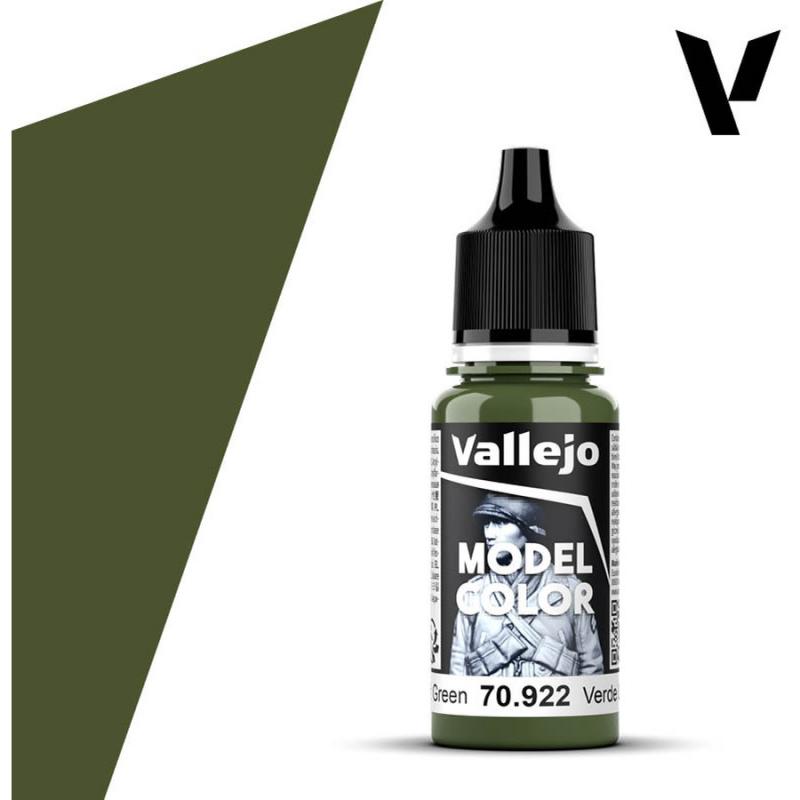 Model Color Acrylic Paint - Vallejo 17ml - Uniform Green 70922