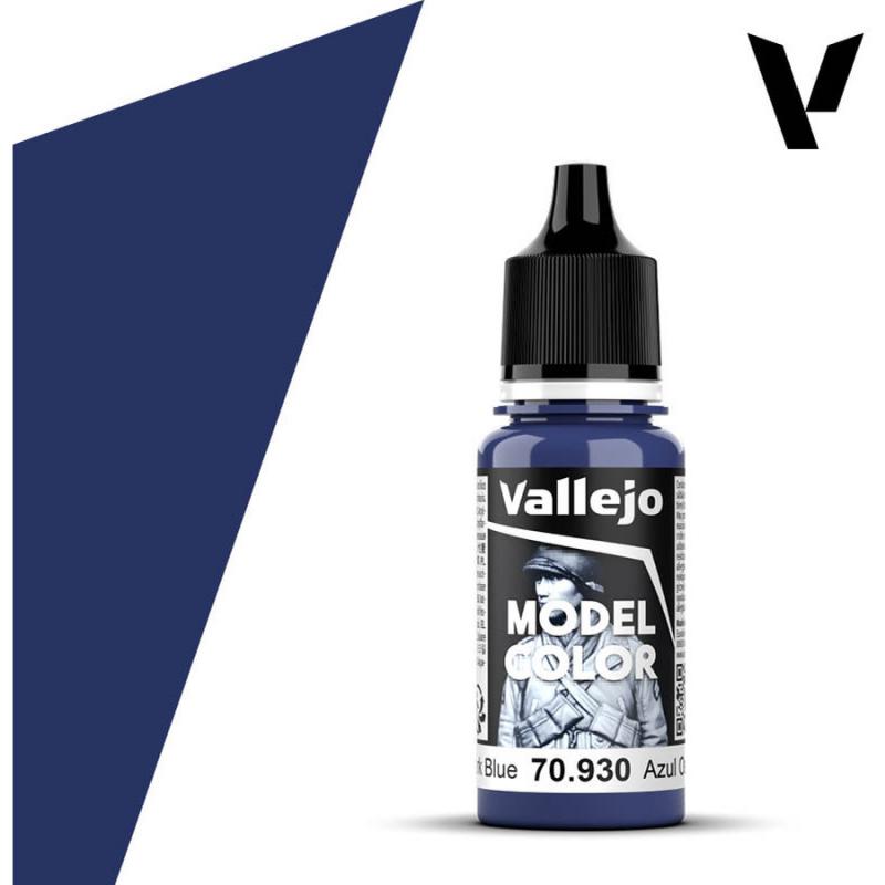 Model Color Acrylic Paint - Vallejo 17ml - Dark Blue 70930 RAL5005