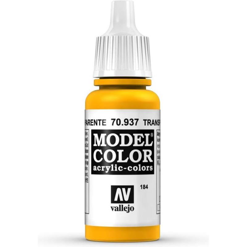 Model Color Acrylic Paint - Vallejo 17ml - Transparent Yellow 70937