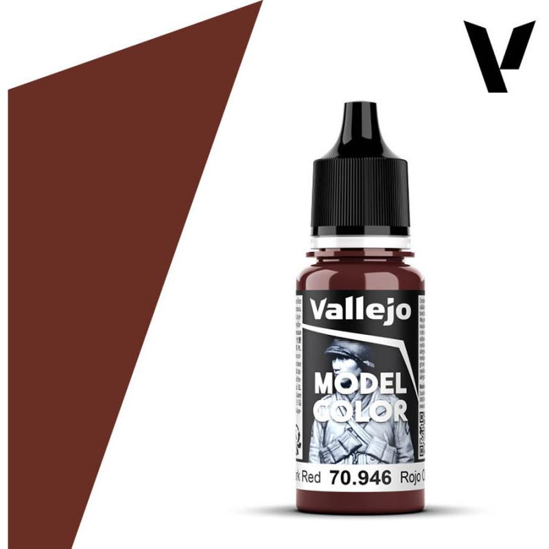 Model Color Acrylic Paint - Vallejo 17ml - Dark Red 70946
