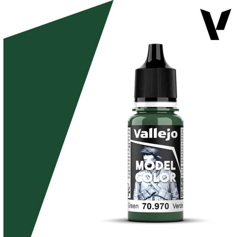 Model Color Acrylic Paint - Vallejo 17ml - Deep Green 70970 FS34090