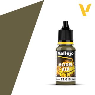 Model Air Acrylic Paint - Vallejo 17ml - Interior Green 71010