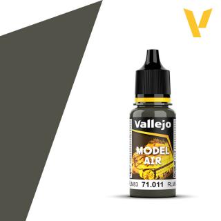 Model Air Acrylic Paint - Vallejo 17ml - Τank Green 71011