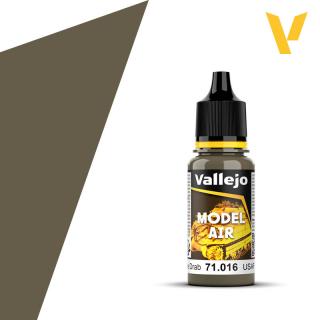 Model Air Acrylic Paint - Vallejo 17ml - Dark Green 71016