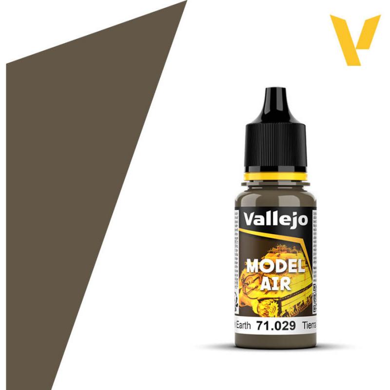 Model Air Acrylic Paint - Vallejo 17ml - Dark Earth 71029