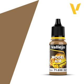 Model Air Acrylic Paint - Vallejo 17ml - Green Brown 71030