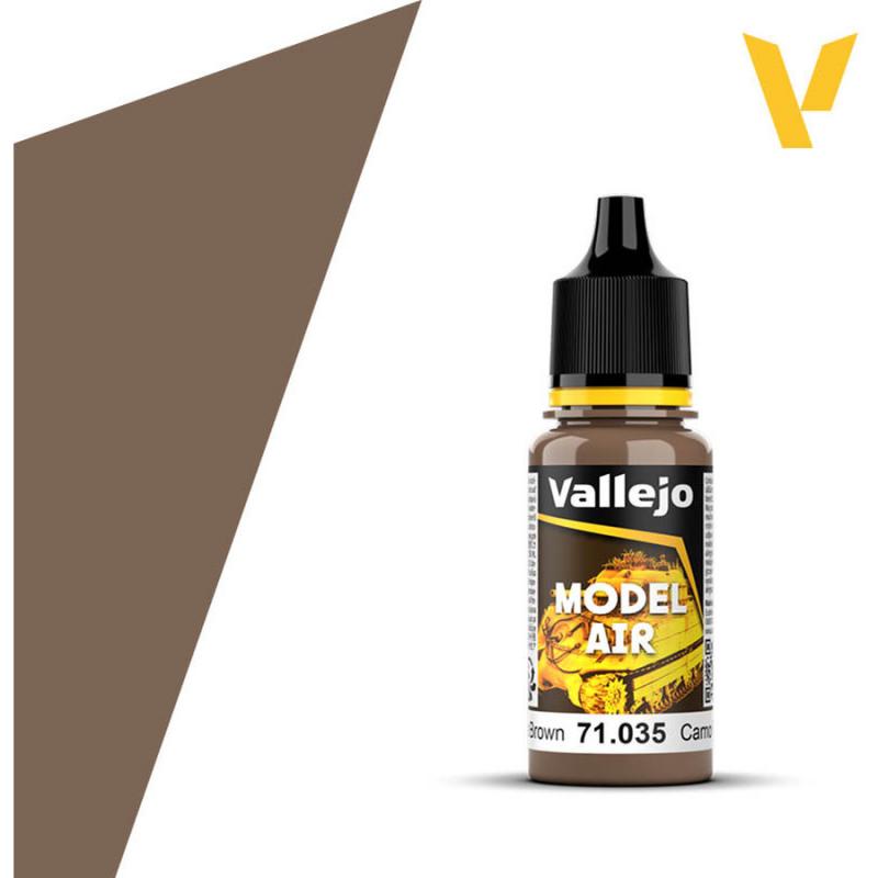 Model Air Acrylic Paint - Vallejo 17ml - Camouflage Light Brown 71035