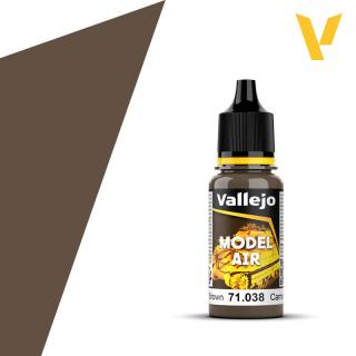 Model Air Acrylic Paint - Vallejo 17ml - Camouflage Medium Brown 71038