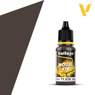 Model Air Acrylic Paint - Vallejo 17ml - Hull Red 71039