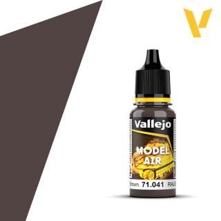 Model Air Acrylic Paint - Vallejo 17ml - Tank Brown 71041