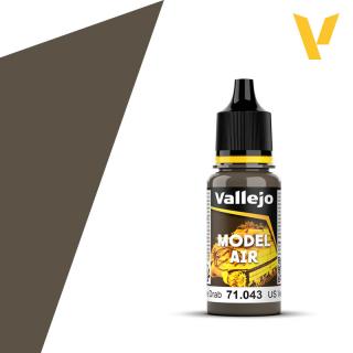 Model Air Acrylic Paint - Vallejo 17ml - US OLive Drab 71043