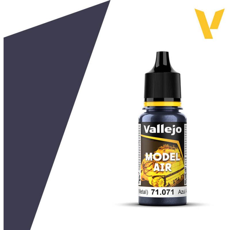 Model Air Acrylic Paint - Vallejo 17ml - Artic Blue Metallic 71071