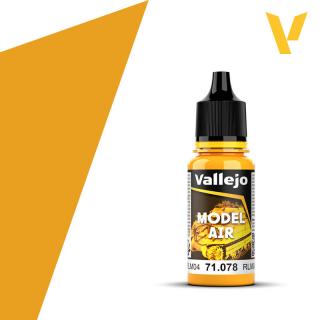 Model Air Acrylic Paint - Vallejo 17ml - Gold Yellow 71078