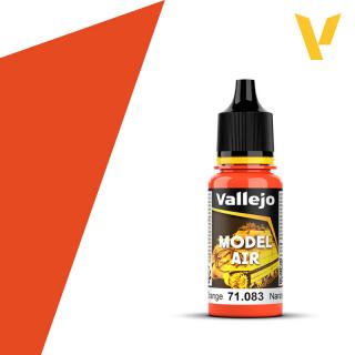 Model Air Acrylic Paint - Vallejo 17ml - Orange 71083