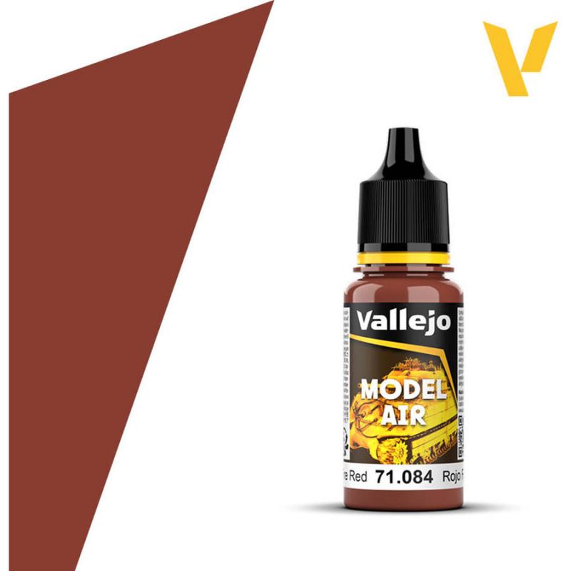 Model Air Acrylic Paint - Vallejo 17ml - Fire Red 71084