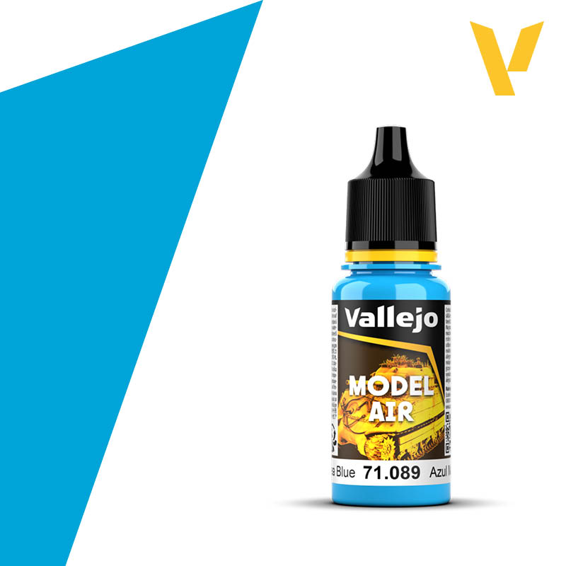 Model Air Acrylic Paint - Vallejo 17ml - Light Sea Blue 71089