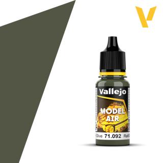 Model Air Acrylic Paint - Vallejo 17ml - Medium Green 71092